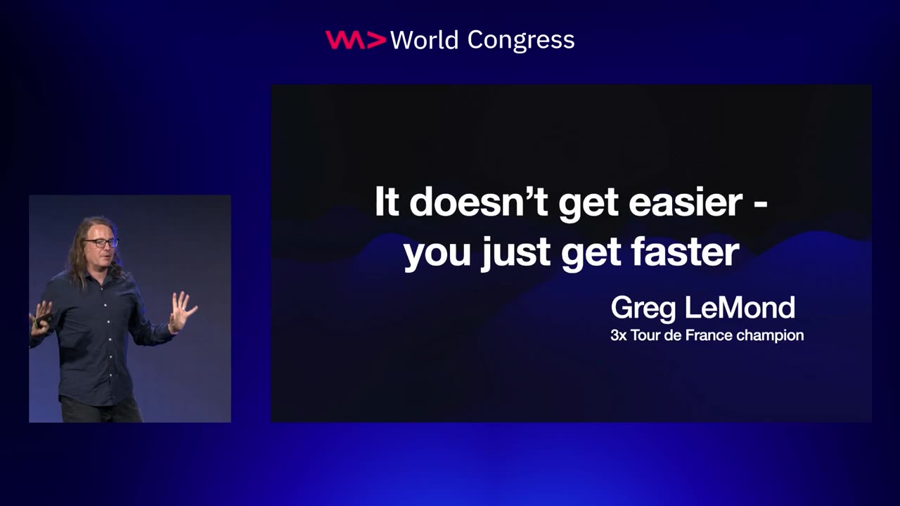 The quote slide as filmed